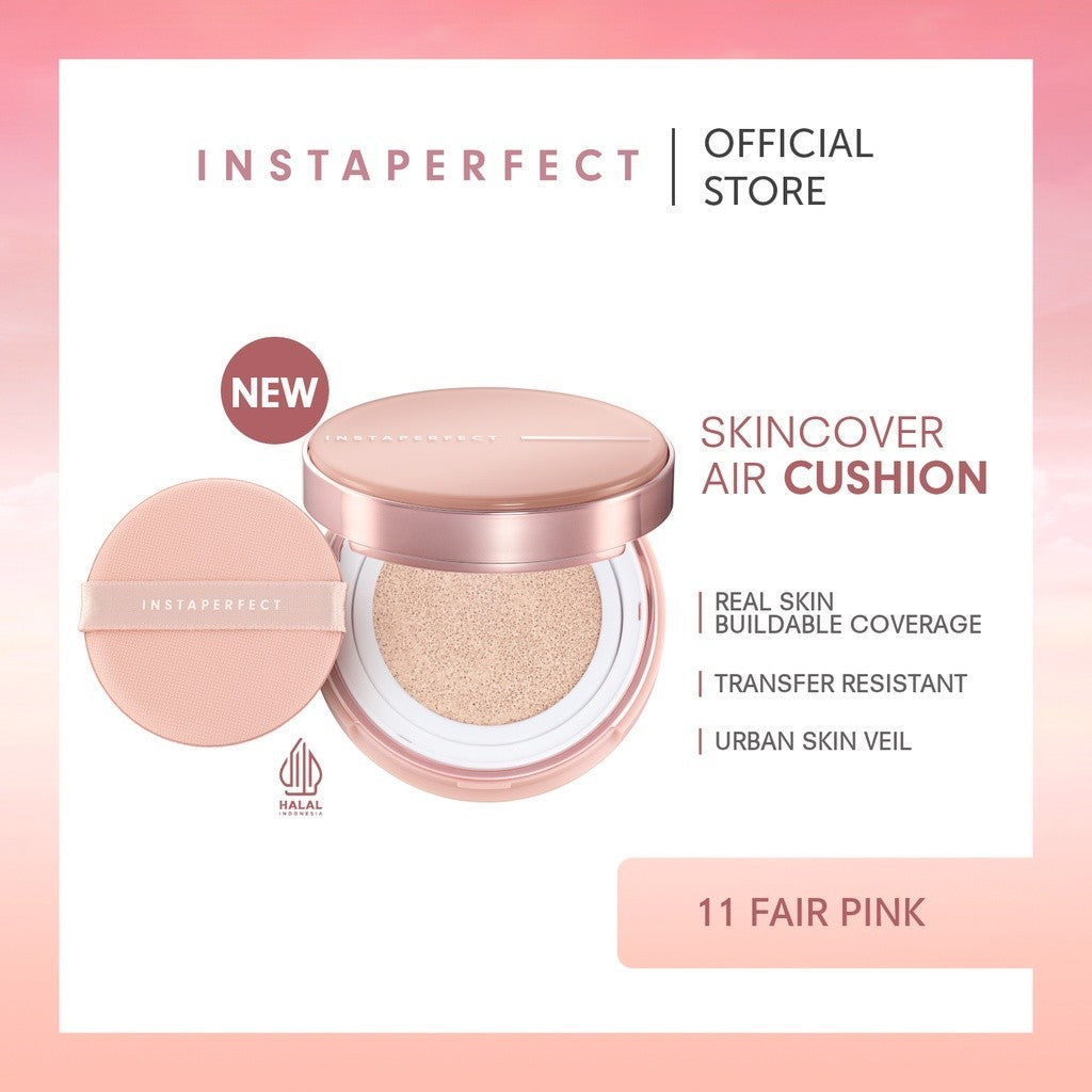 Instaperfect Glam Face & Eye Essentials Bundle (Skincover Air Cushion + Browflash 3-in-1 Brow Perfector)