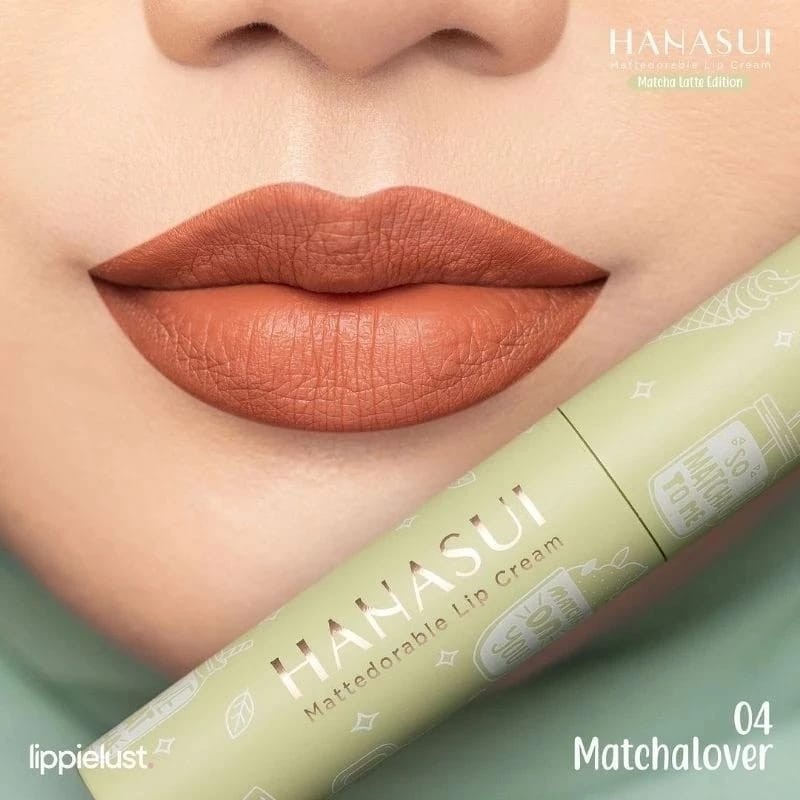 Hanasui Mattedorable Lip Cream Hanasui lipstik 16 Warna