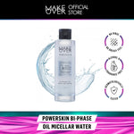 [TOP CREATOR'S PICK] MAKE OVER Powerskin Bi-Phase Oil Micellar Water - Pembersih cleanser makeup sekali usap bersih total tanpa residu tidak menyumbat pori tidak membuat jerawat aman untuk kulit sensitif non-comedogenic
