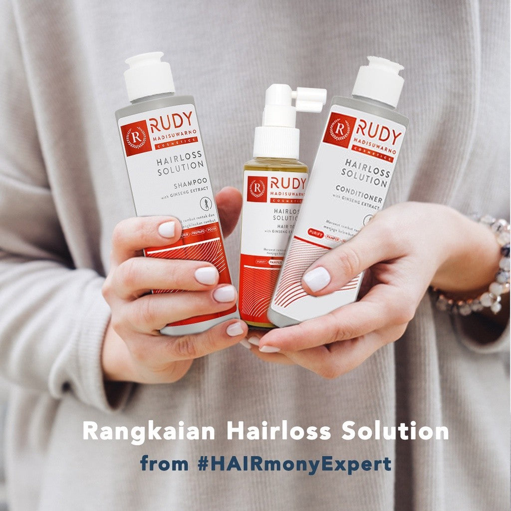 [2 PCS] Rudy Hadisuwarno Cosmetics Hairloss Solution Shampoo 200 ml