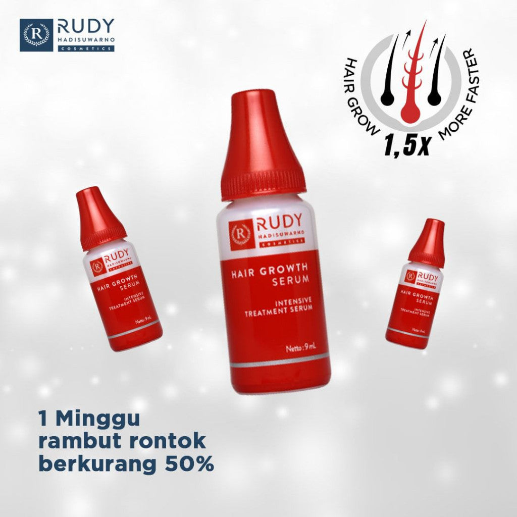 [2 PCS] Rudy Hadisuwarno Cosmetics Hair Growth Serum NEW 6x9 ml