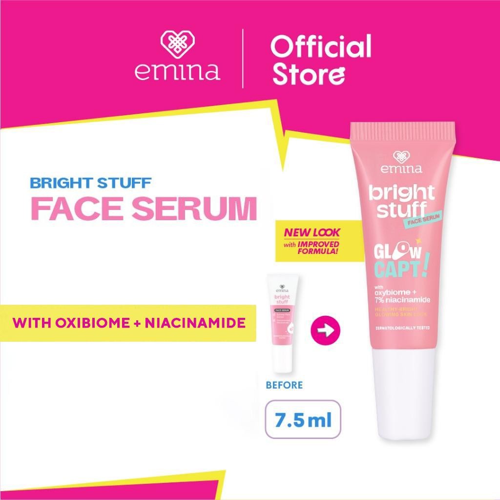 [TOP CREATOR'S PICK] NEW! Emina Bright Stuff Face Serum - Serum Pelembab Wajah Cerah Glowing Anti Kusam