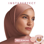 [TOP CREATOR CHOICE] Instaperfect Skincover Air Cushion SPF 50++++ 11g - Make Up Cushion Foundation Semi Matte Finish (Real Skin Buildable Coverage, Transferproof, Non Comedogenic)