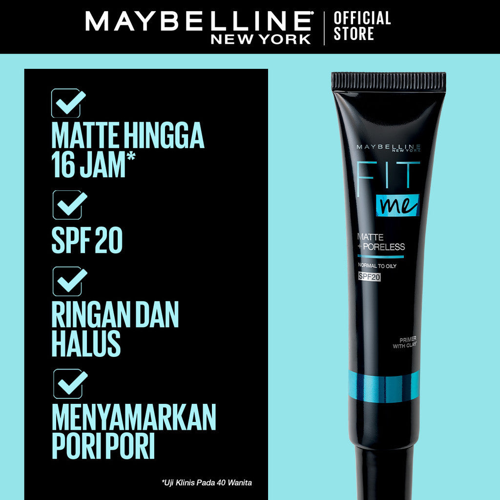 PAKET MAKEUP Fit Me Primer + Setting Spray - Tahan lama hasil Matte Hingga 16 Jam