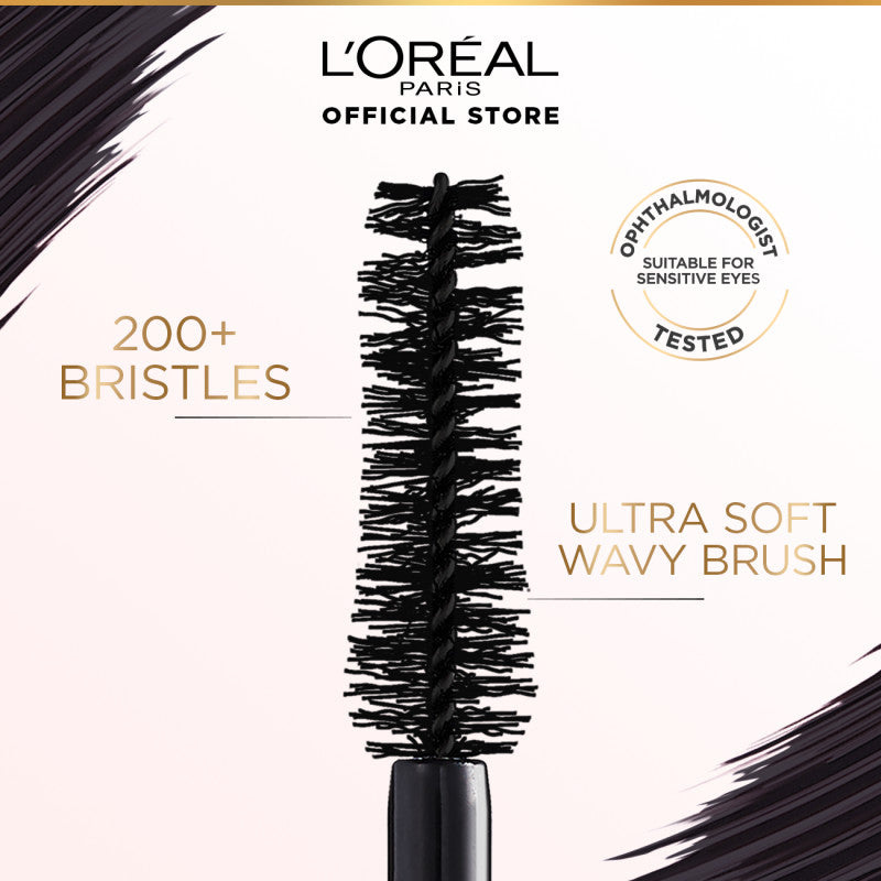 L'Oreal Paris Voluminous Lash Paradise Waterproof Mascara - Black - Maskara Bulu Mata Lentik Make Up Loreal Tahan Lama