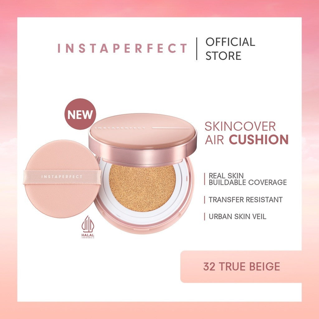 Instaperfect Glam Face & Eye Essentials Bundle (Skincover Air Cushion + Browflash 3-in-1 Brow Perfector)