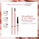 Instaperfect Glam Face & Eye Essentials Bundle (Skincover Air Cushion + Browflash 3-in-1 Brow Perfector)
