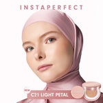 [TOP CREATOR CHOICE] Instaperfect Skincover Air Cushion SPF 50++++ 11g - Make Up Cushion Foundation Semi Matte Finish (Real Skin Buildable Coverage, Transferproof, Non Comedogenic)