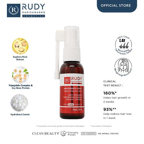 [2 PCS] Rudy Hadisuwarno Hair Growth Serum 30 ml