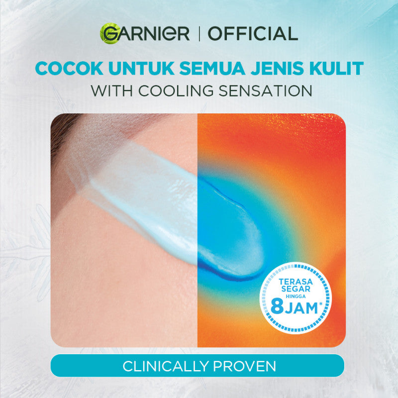 GARNIER Super UV Cooling Watergel Sunscreen SPF 50+ PA++++ Vitamin C Skincare - 30ml Sunscreen dengan sensasi dingin sunscreen spf 50 pa ++++