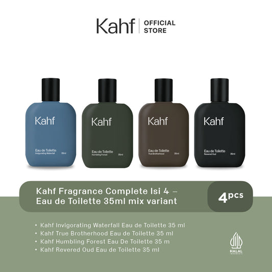 [Creator's Pick] Kahf Fragrance Complete isi 4 -  Eau de Toilette 35 ml mix variant x 4