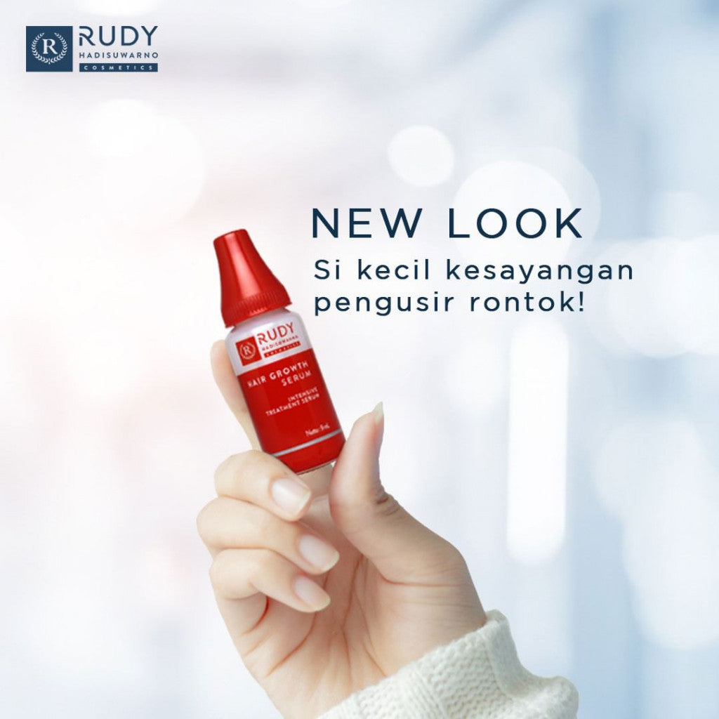 [2 PCS] Rudy Hadisuwarno Cosmetics Hair Growth Serum NEW 6x9 ml