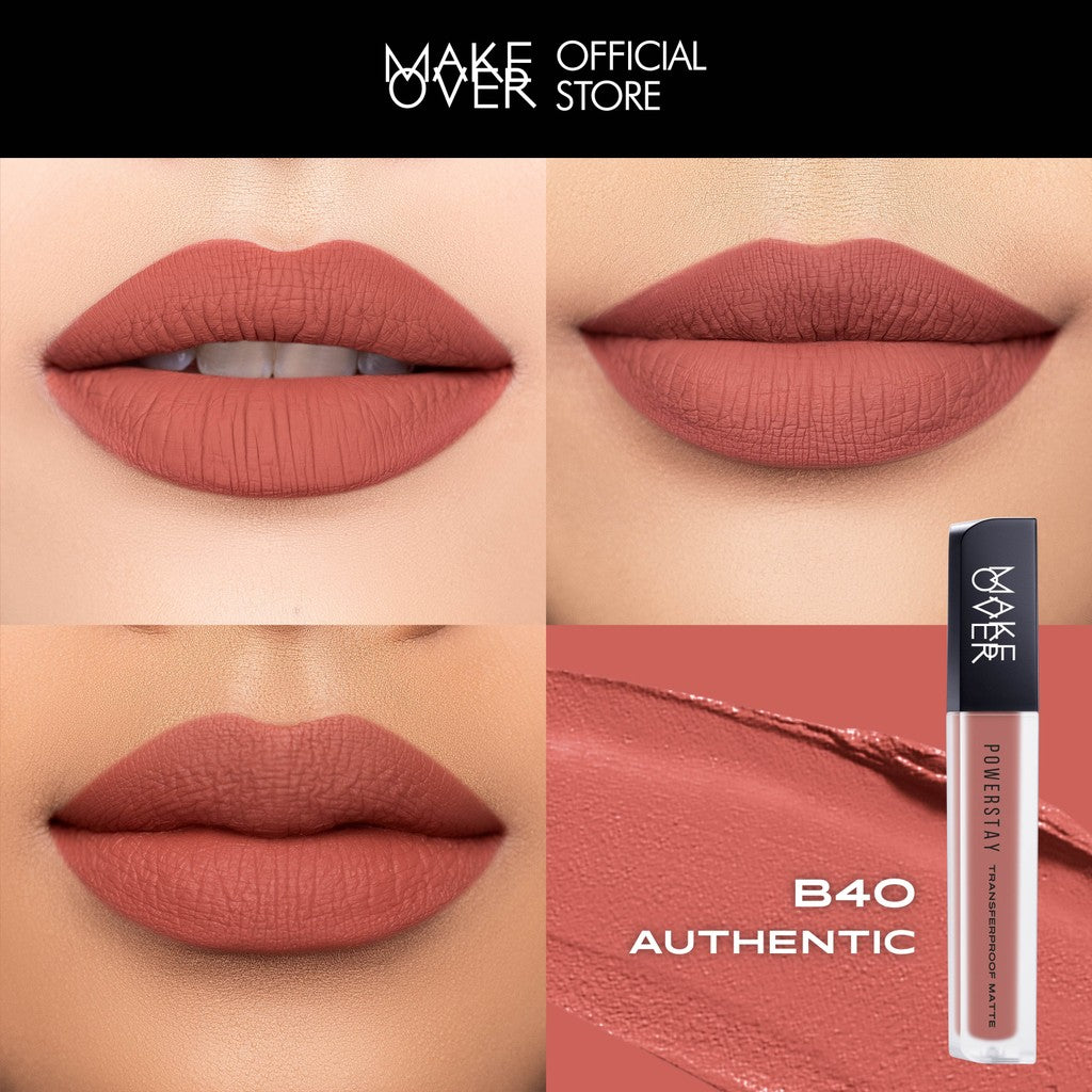 [ SPECIAL PRICE ] MAKE OVER Powerstay Transferproof Matte Lip Cream