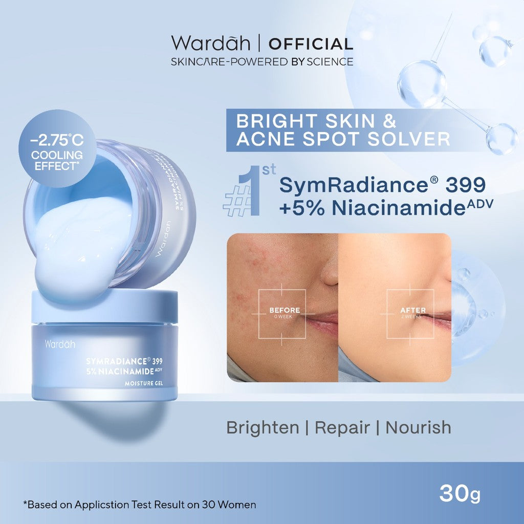 WARDAH Lightening Symradiance 399 + 10% Niacinamide Skin Care All Series Lengkap ADV Bright & Barrier Boost - Serum dan Moisturizer Mencerahkan Kulit Kusam Bekas Jerawat, Mencegah Hiperpigmentasi, Pelembab - Skincare