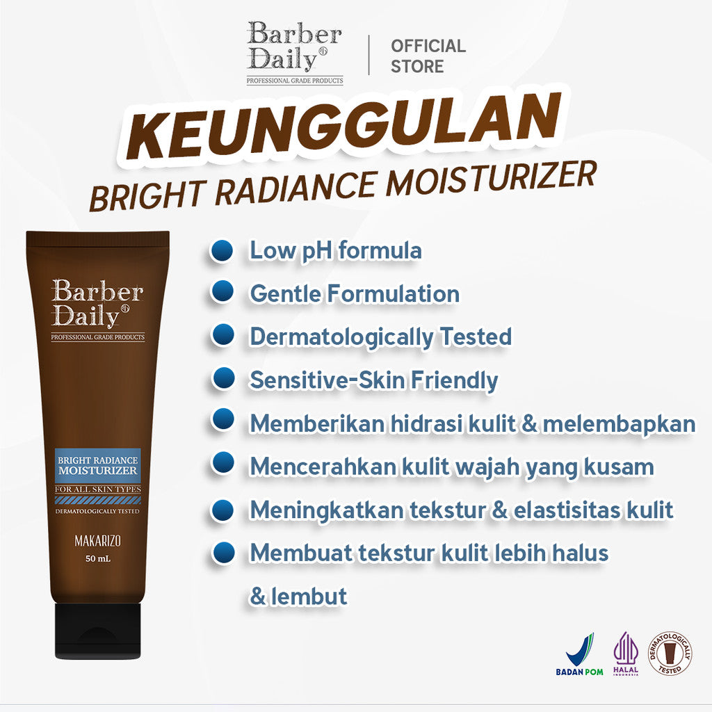 Barber Daily Bright Radiance Moisturizer 50 mL