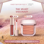 Instaperfect The Velvet Visionary Make Up (Mahogany) Look: Skin Cover Air Cushion, Silk Touch Blusher, Suede Lip Matte, Noir Lash Mascara