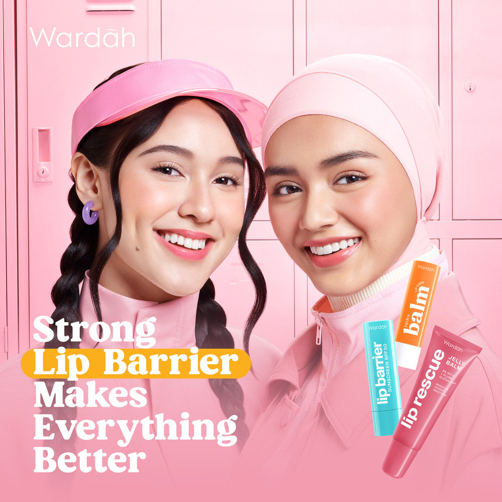 [LIP CARE MENCERAHKAN] NEW! WARDAH Lip Rescue Jelly Balm Dusty Rose - Lip Therapy, Hydrating - Mencerahkan Bibir, Bibir Sehat, Plump - Glossy, Lip Matte, Liptint, Lip Stain, Lipgloss, Lip Cream, Lip tint Waterproof -Tahan Lama - Dark Lips - Bibir Pecah