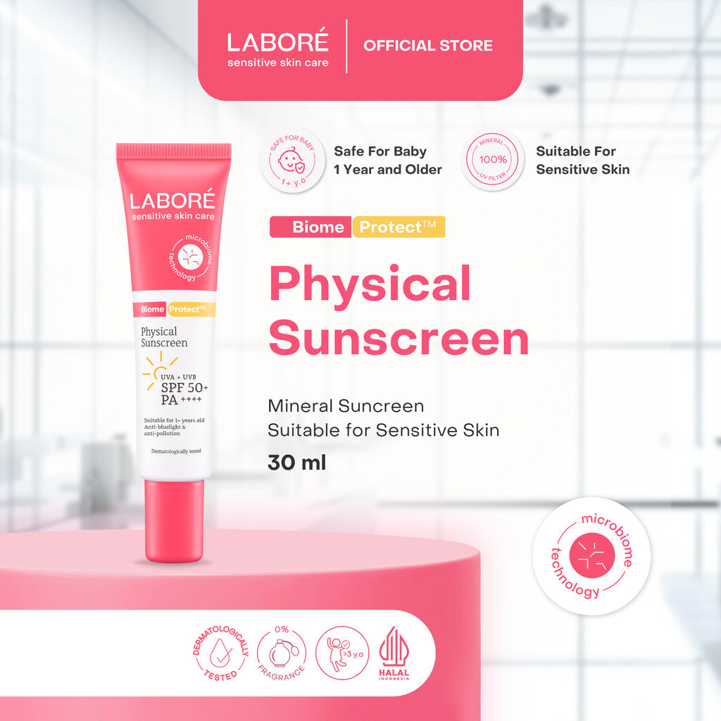 [Moms Pick] Labore Top Product - Barrier Revive Cream 50 mL + Physical Sunscreen SPF 50 PA++++ Full Size 30ml+ Mild Cleanser 100 mL, Topicalm Cream 10 mL