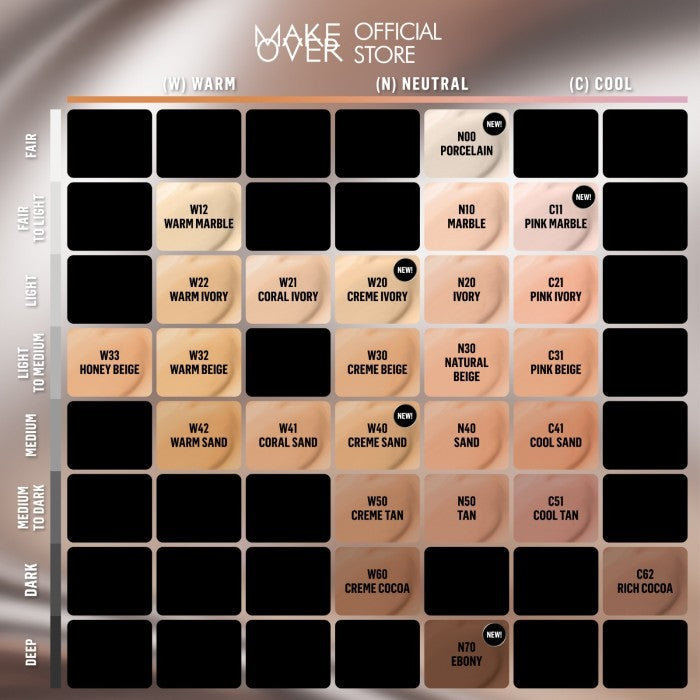 [ SPECIAL PRICE ] MAKE OVER Powerstay 24H Matte Powder Foundation -  Bedak Padat High Coverage Ringan Bedak Compact Wajah Flawless Make Up Tahan Lama 24 Jam Non-Comedogenic BEST SELLER Poreless DFW Nadya Hutagalung Pony Mira Agile Zsa Zsa Utari