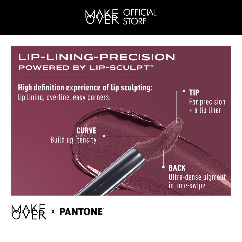 [TINTINTINWIN'S PICKS] MAKE OVER Powerstay Transferproof Matte Lip Cream - Lipcream x PANTONE Tahan Lama 14 Jam Lip Cream Tidak Kering Ringan Halus Kissproof Cocok untuk Ombre Lips Color Nude Lipstik BEST SELLER Lip Matte Lipstick 14H Make Up