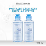 [TWINPACK] WARDAH Micellar Water 100ml All Series - Perfect Bright, Calm and Soothe Nature Daily, Acnederm, Lightening Oil Infused - Pembersih Wajah Make Up Remover Waterproof Tanpa Bilas - Skincare