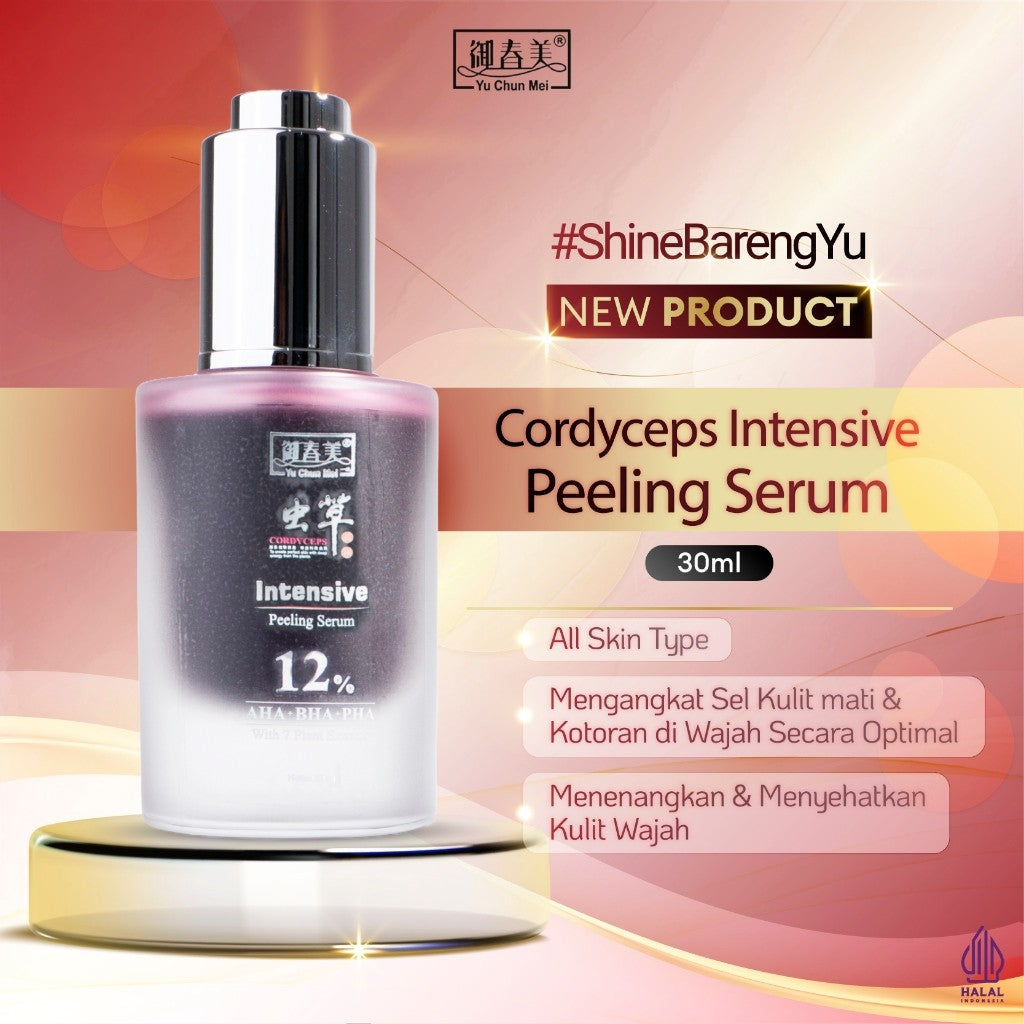 [ NEW LAUNCHING ] YU CHUN MEI Intensive Peeling Serum 30ml - AHA BHA PHA & 7 Plant Extract