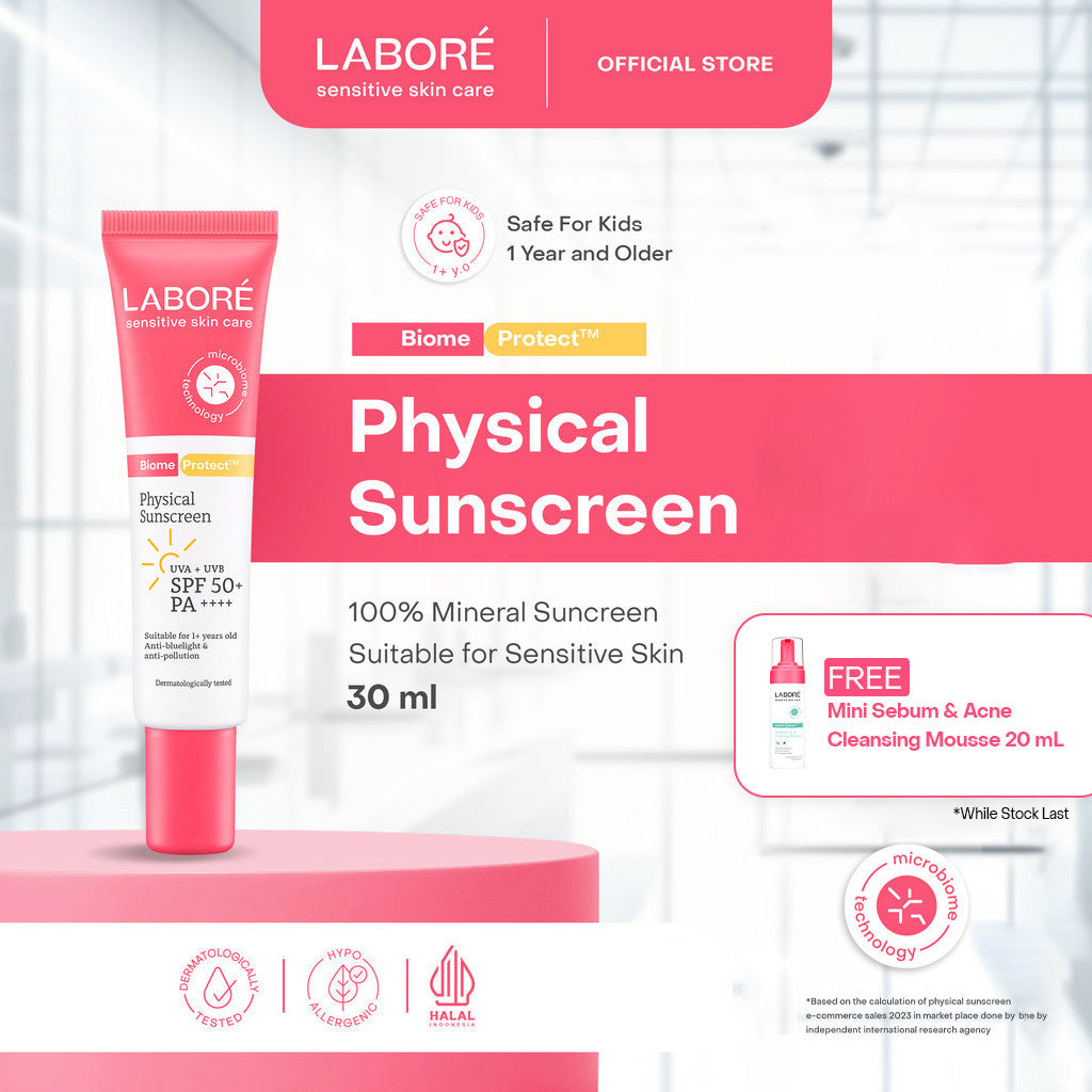 [Creator's Pick] LABORE Top Product - Sensitive Skin Care Sebum & Acne Cleansing Mousse 150 ml, Sensitive Skin Care Intensive Acne Serum 20 ml - Acne Spot Gel