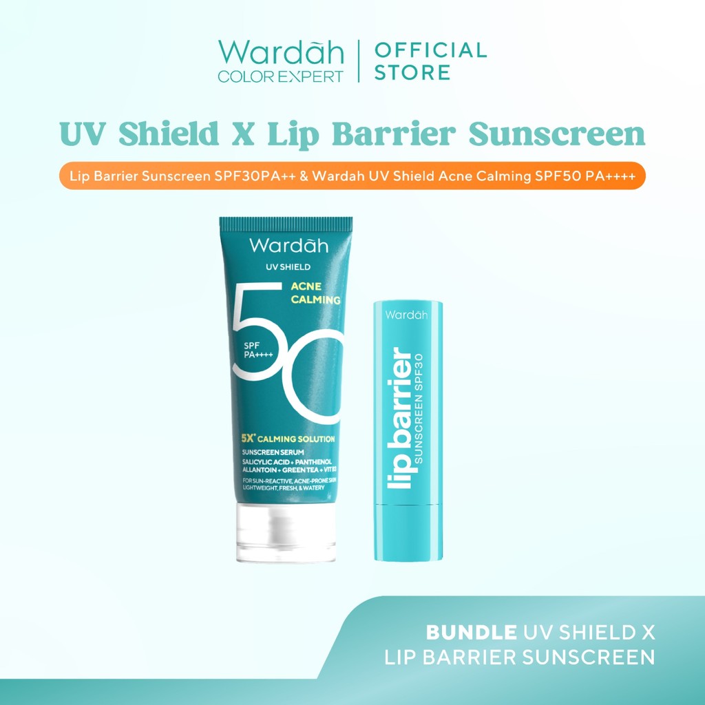 [LIPCARE SUN PROTECTION] WARDAH Lip Barrier Sunscreen SPF 30 PA+++ - Pelembab Bibir 24 Jam - Lip Balm, Lip Therapy, Lip Care, Hydrating - Petrolatum Murni 100% - Memperbaiki, Meregenerasi Sel Kulit Bibir, Menghidrasi, Mengatasi Bibir Pecah - Makeup