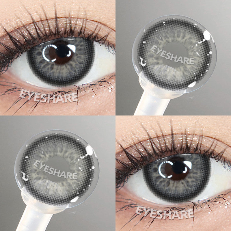 Eyeshare Softlens Big Eyes SAHARA Brown 1Pasang Lensa Kontak 14.5mm Gray Softlen