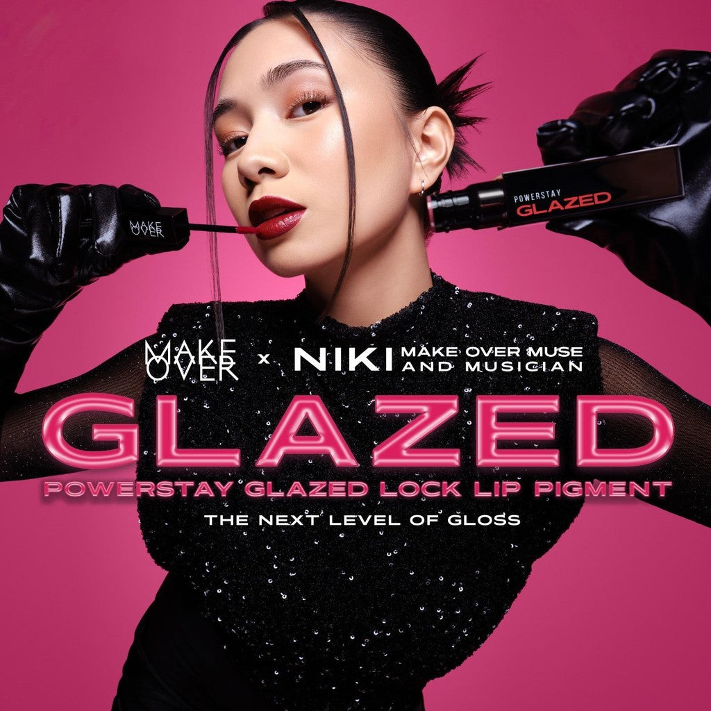 [TINTINTINWIN'S PICKS] MAKE OVER Powerstay Glazed Lock Lip Pigment - Plump Glazed Next Level Lip Gloss Lip Cream Transferproof Pigmented Tahan Lama 24 Jam Ringan Tidak Lengket di Bibir Lipstick Lipcream Lipstik DFW Nadya Hutagalung Pony Mira Agile Zsa Zsa