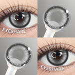 Eyeshare Softlens Big Eyes SAHARA Brown 1Pasang Lensa Kontak 14.5mm Gray Softlen