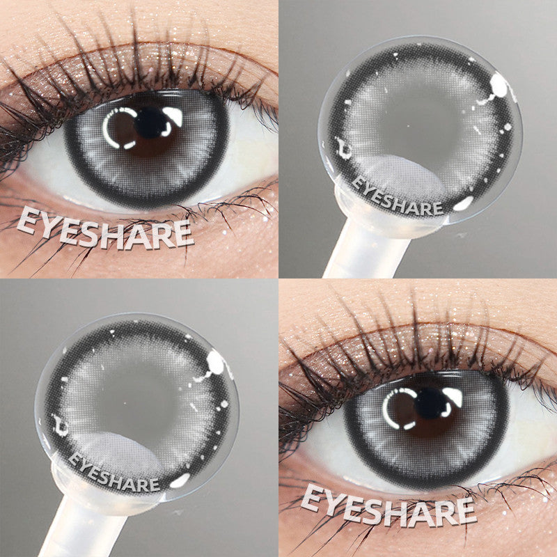 Eyeshare Softlens Big Eyes SAHARA Brown 1Pasang Lensa Kontak 14.5mm Gray Softlen