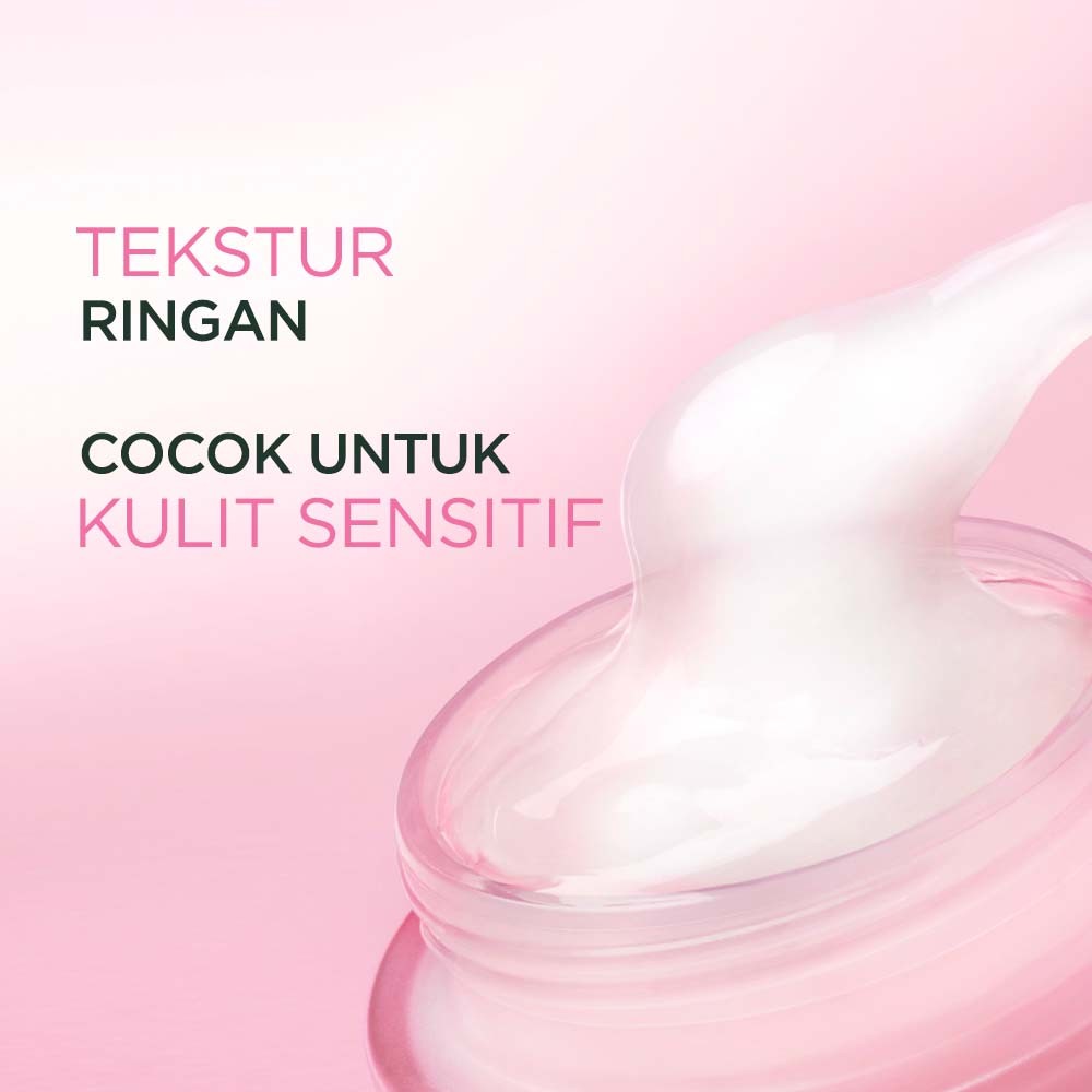 Garnier Sakura Glow Ceramide Water Gel Moisturizer 20ml (Pelembap untuk mencerahkan dan melembapkan kulit)