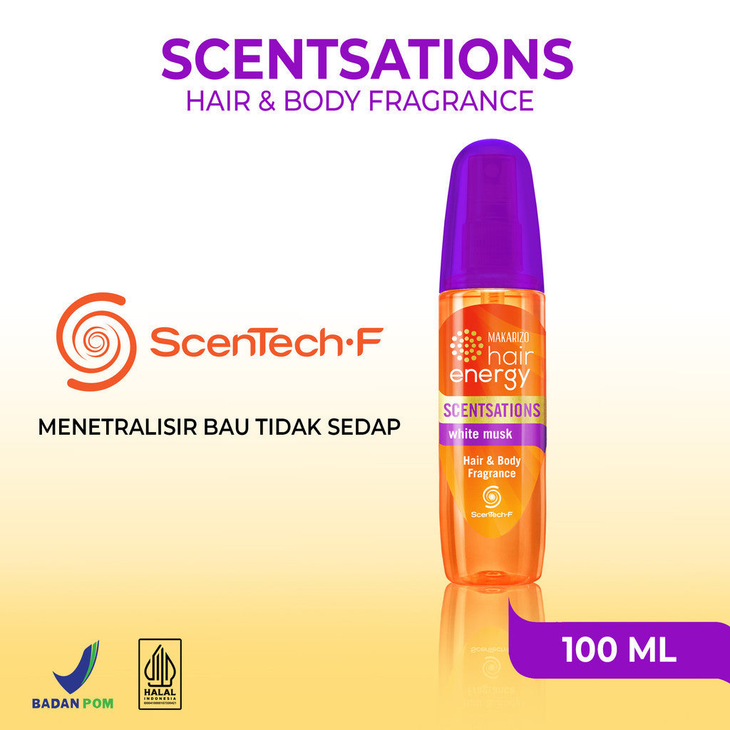 Paket Makarizo Hair Energy Scentsations White Musk & Emerald Crush 100mL