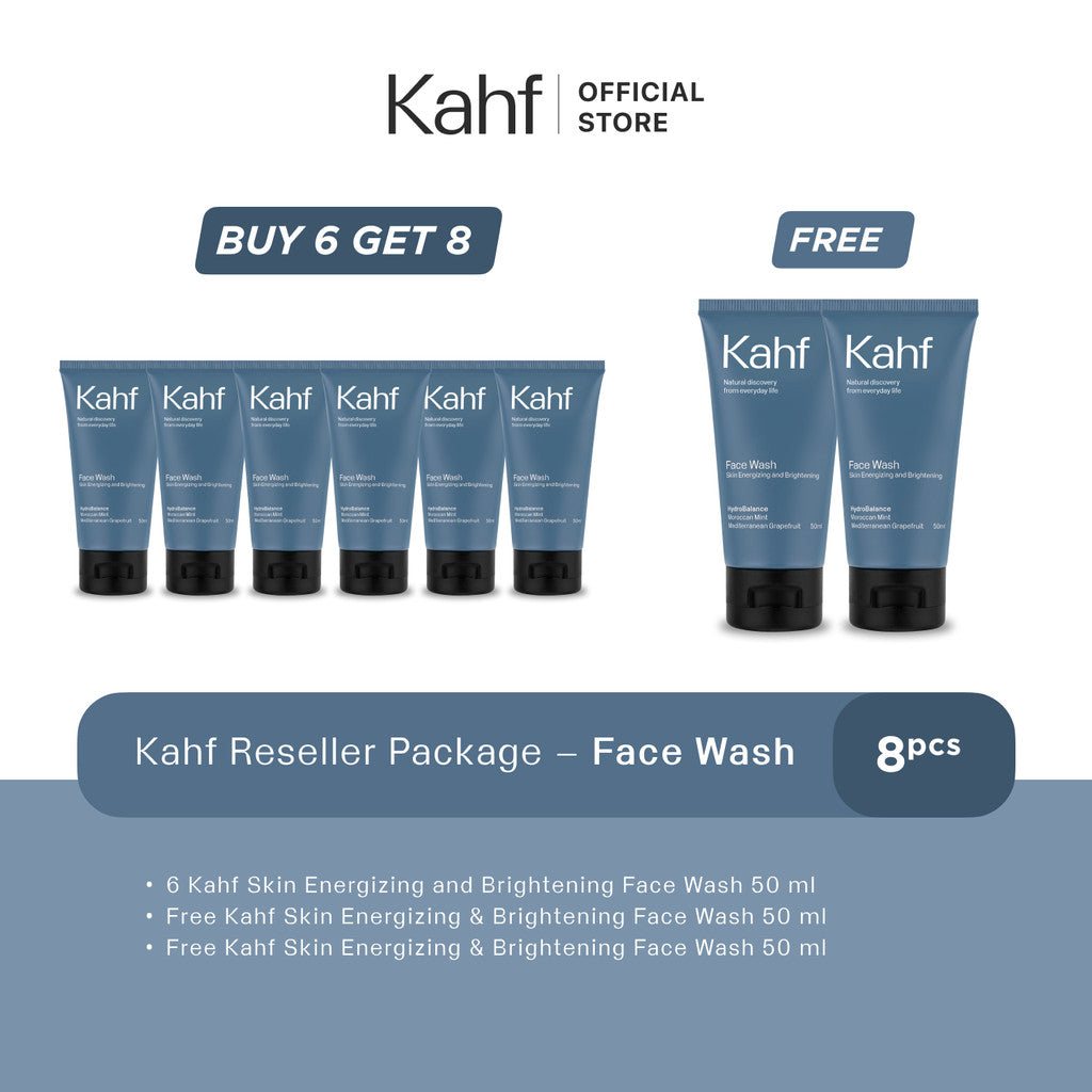 [BUY 6 GET 8] Kahf Reseller Package Deodorant & Face Wash