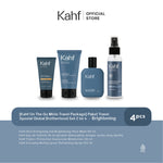 [Kahf On The Go Minis Travel Package] Paket Travel Spesial Global Brotherhood Set 2 Isi 4 (Face Wash 50 ml, EDT, Sunscreen, Multipurpose Spray