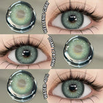 Eyeshare Softlens Big Eyes SAHARA Brown 1Pasang Lensa Kontak 14.5mm Gray Softlen
