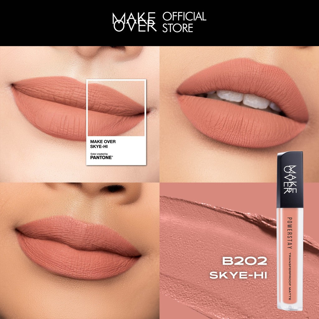 [ SPECIAL PRICE ] MAKE OVER Powerstay Transferproof Matte Lip Cream