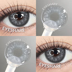 Eyeshare Softlens Big Eyes SAHARA Brown 1Pasang Lensa Kontak 14.5mm Gray Softlen