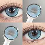 Eyeshare Softlens Big Eyes SAHARA Brown 1Pasang Lensa Kontak 14.5mm Gray Softlen