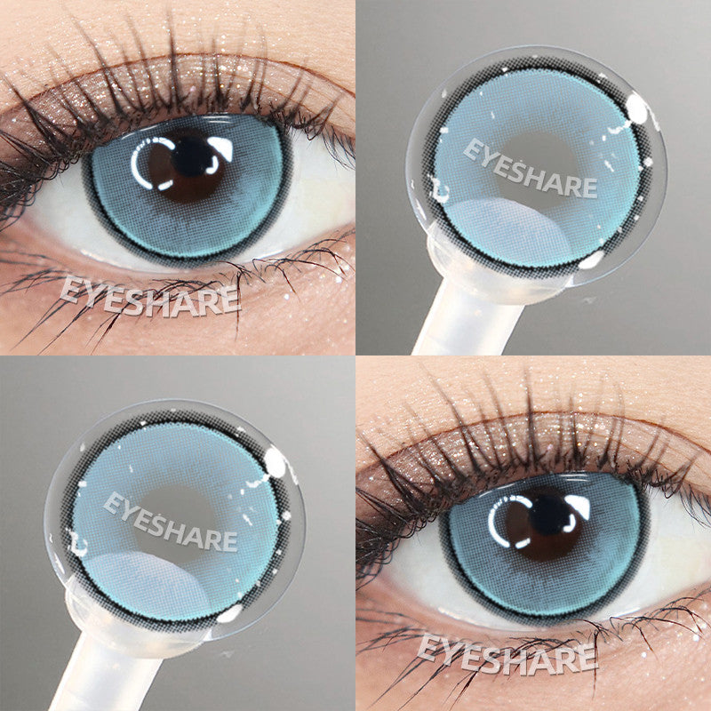 Eyeshare Softlens Big Eyes SAHARA Brown 1Pasang Lensa Kontak 14.5mm Gray Softlen