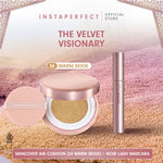Instaperfect The Velvet Visionary Make Up (Mahogany) Look: Skin Cover Air Cushion, Silk Touch Blusher, Suede Lip Matte, Noir Lash Mascara