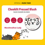 Emina Cheek Lit Pressed Blush x Muzik Tiger 3.5 g - Blush On Padat