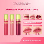 WARDAH TRIPLE PACK Moist Dew Tint 3 g 3 pcs - Liptint yang Mengadung Oatmilk dan Pentavitin - Makeup