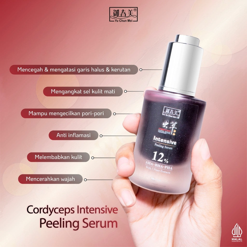 [ NEW LAUNCHING ] YU CHUN MEI Intensive Peeling Serum 30ml - AHA BHA PHA & 7 Plant Extract