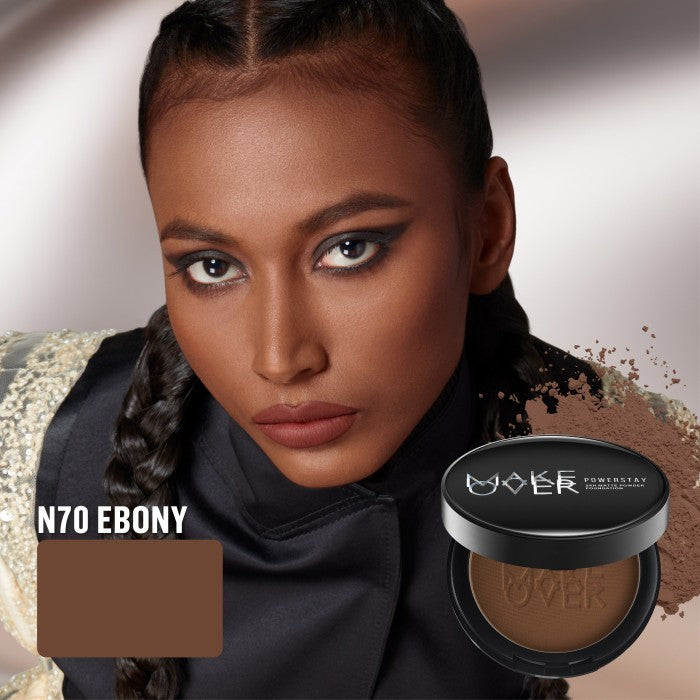 [ SPECIAL PRICE ] MAKE OVER Powerstay 24H Matte Powder Foundation -  Bedak Padat High Coverage Ringan Bedak Compact Wajah Flawless Make Up Tahan Lama 24 Jam Non-Comedogenic BEST SELLER Poreless DFW Nadya Hutagalung Pony Mira Agile Zsa Zsa Utari