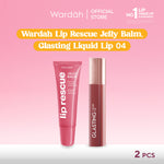 [LIP CARE MENCERAHKAN] NEW! WARDAH Lip Rescue Jelly Balm Dusty Rose - Lip Therapy, Hydrating - Mencerahkan Bibir, Bibir Sehat, Plump - Glossy, Lip Matte, Liptint, Lip Stain, Lipgloss, Lip Cream, Lip tint Waterproof -Tahan Lama - Dark Lips - Bibir Pecah