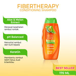 Paket Makarizo Hair Energy Shampoo Untuk Rambut Rontok & Lepek Aloe Melon & Olive Extract 170mL