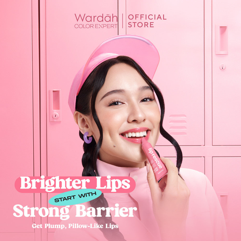 [LIP CARE MENCERAHKAN] NEW! WARDAH Lip Rescue Jelly Balm Dusty Rose - Lip Therapy, Hydrating - Mencerahkan Bibir, Bibir Sehat, Plump - Glossy, Lip Matte, Liptint, Lip Stain, Lipgloss, Lip Cream, Lip tint Waterproof -Tahan Lama - Dark Lips - Bibir Pecah