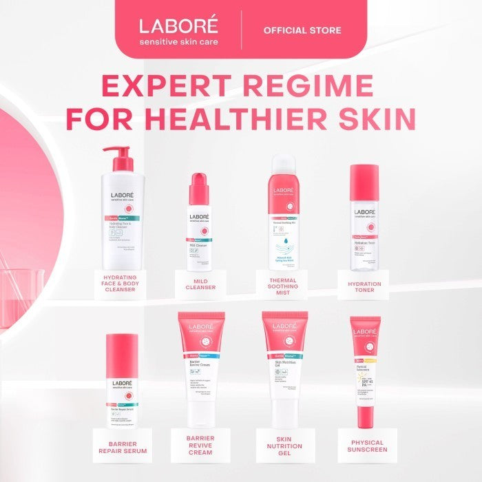 Labore GentleBiome Hydrating Face & Body Cleanser 250 ml - Body Wash | Sabun Mandi | Pembersih Muka dan Tubuh untuk Kulit Sensitive dengan Kandungan Advanced